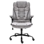Sedia da Ufficio Grigio Chiaro in Scamosciato 20575