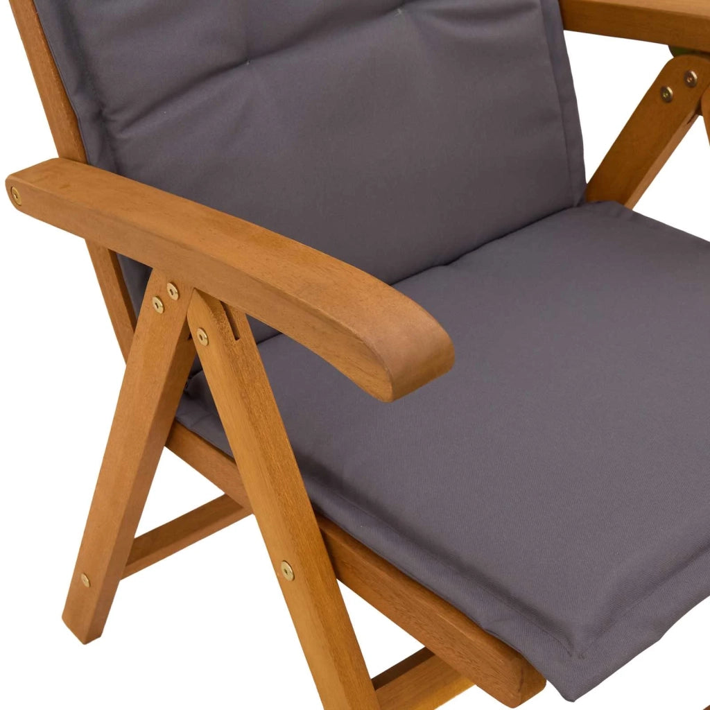 Set da pranzo da esterno con ombrellone 8 pz 6-Posti Antracite 3438544