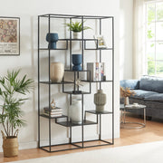 Scaffale da Terra Råde 180 x 100 x 35 cm - Nero [en.casa]