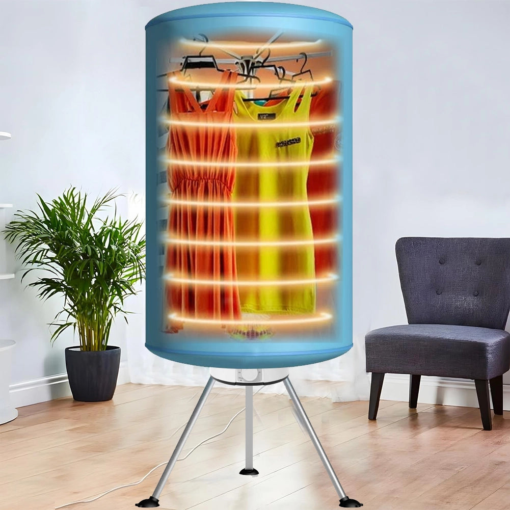 Asciugabiancheria Elettrico Pallone Asciugatrice Stendino Biancheria Aria 1000W
