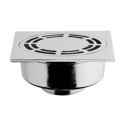 PILETTA PAVIMENTO OTTONE CON GRIGLIA QUADRA- 1 1/4- TEA- pezzi 2