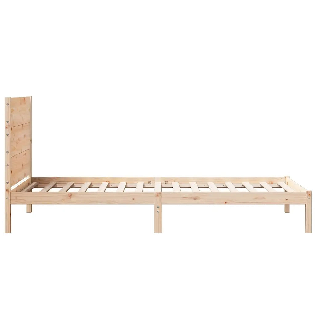 Giroletto Extra Lungo senza Materasso 90x220 cm Legno Massello 3309281