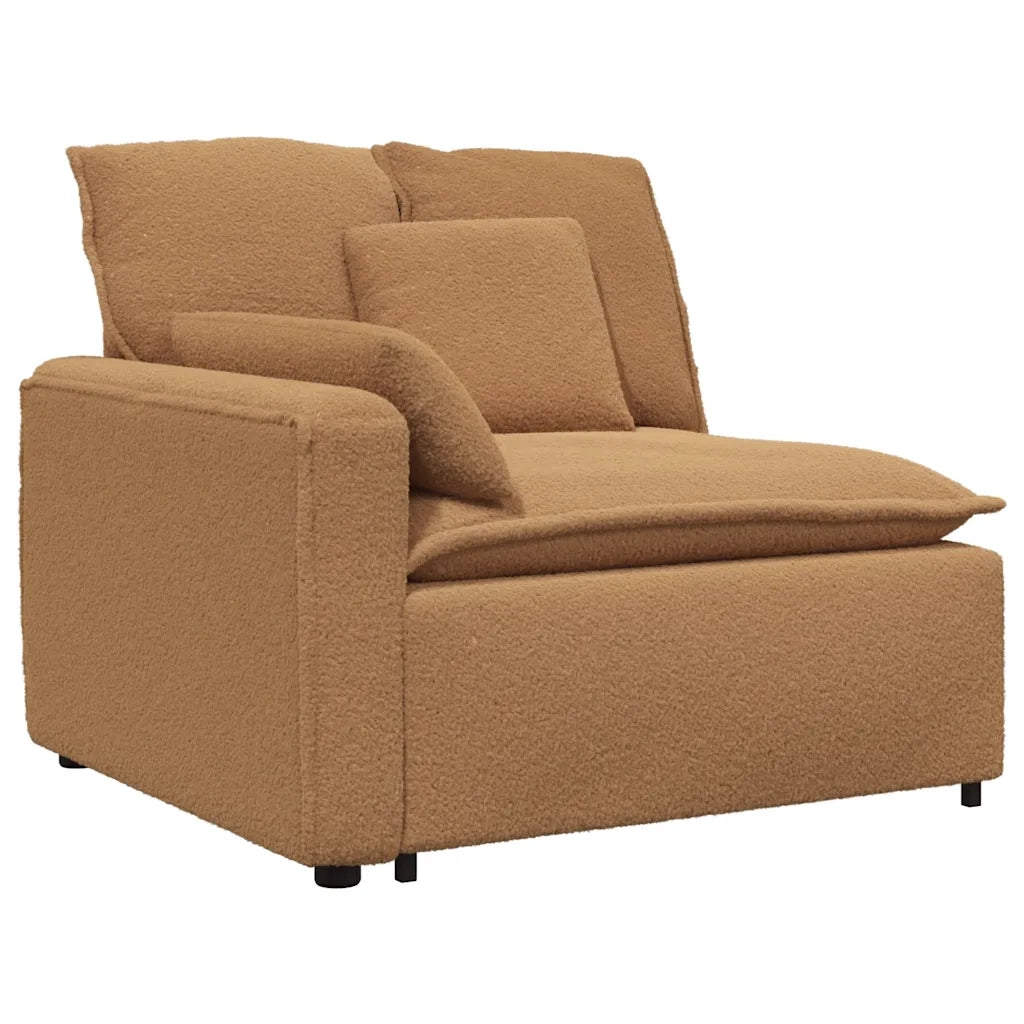 Divano Modulare con Cuscini Beige 3321146