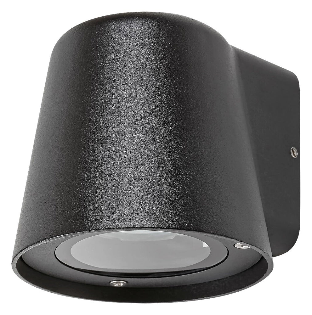 Applique esterna moderna GU10 IP54 nero Rabalux Mandal