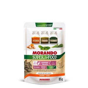 CIBO GATTO MORANDO S/FOOD EXIGENT 85 G ANATRA- MORANDO- 24,0 pz