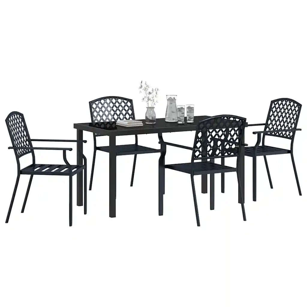 Set da Pranzo per Giardino 5 pcs Antracite 3379305