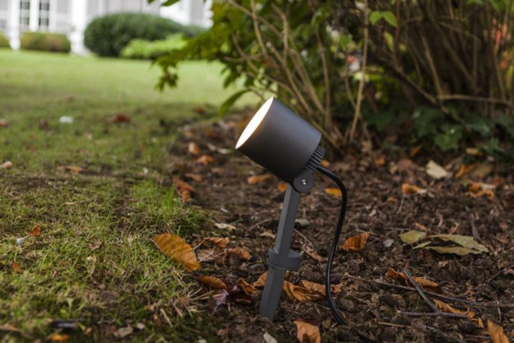 Lampione da giardino Explorer antracite LUTEC LED 5W