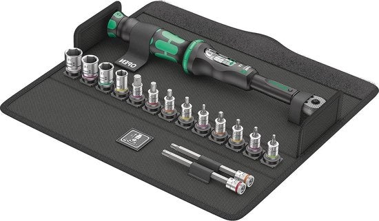 Set di chiavi inglese per bicicletta Torque 1 Set di chiavi inglese per bicicletta 16 pezzi Kit di riparazione bicicletta Kit di riparazione bicicletta