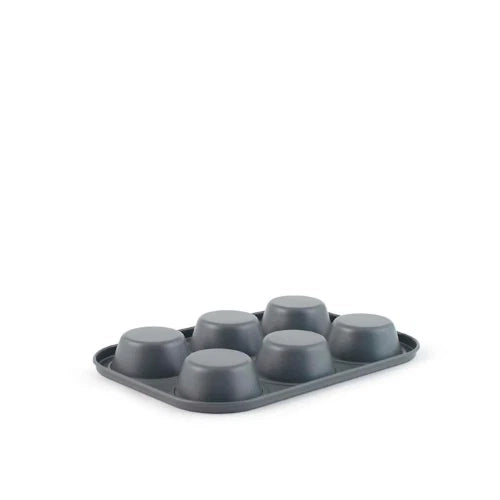Stampo muffin 6 posti deli chef in alluminio