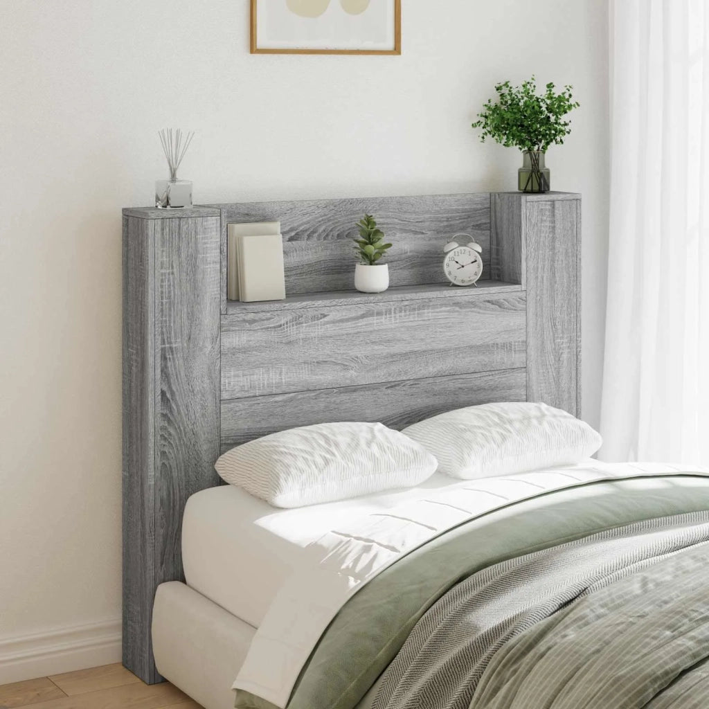 Testiera Grigio Sonoma 120 x 16,5 x 103,5 cm Legno multistrato 3418661