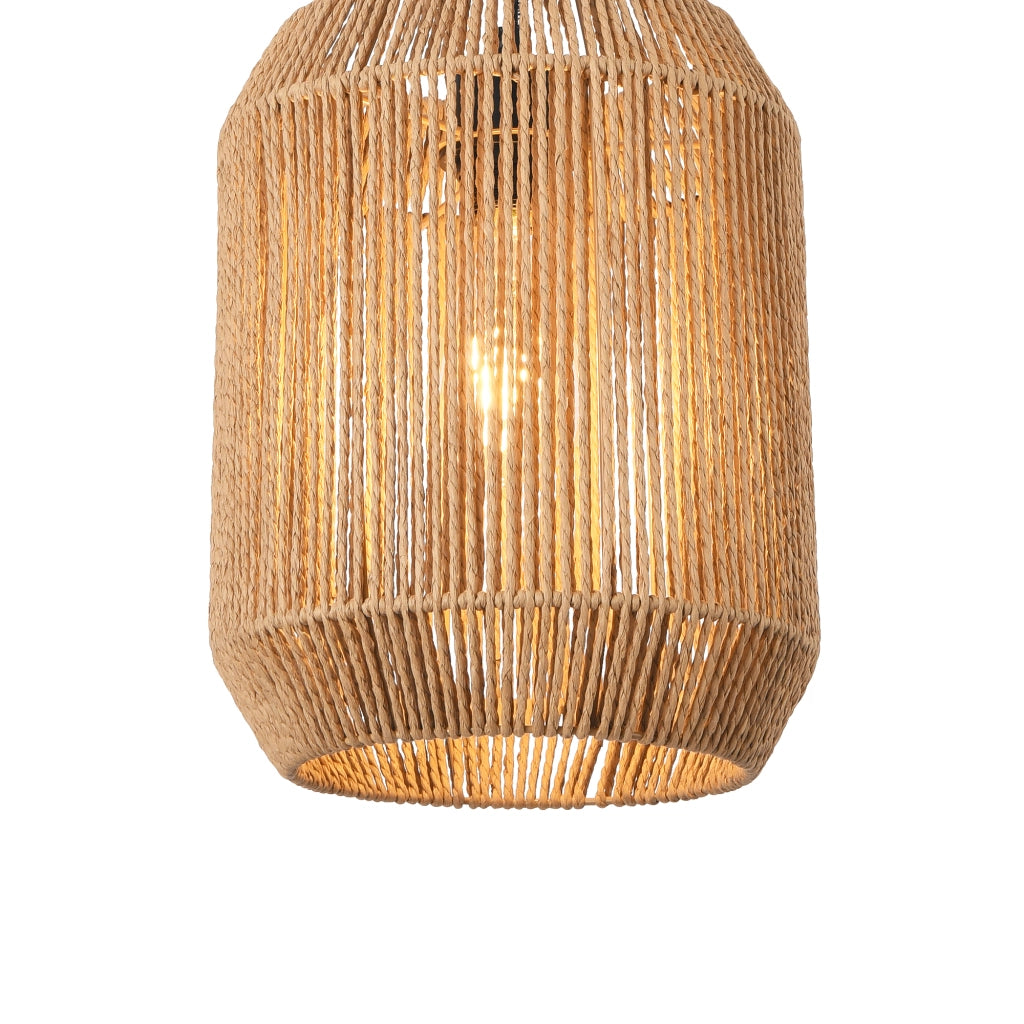 Lampada a Sospensione Reading con Paralume fatto con Corda - lux.pro