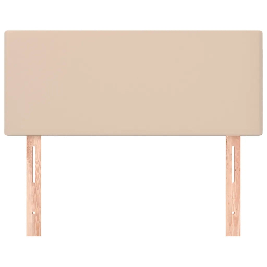 Testiera-Testata-Testiera Decorativa Cappuccino 100x5x78/88 cm in Similpelle 736785