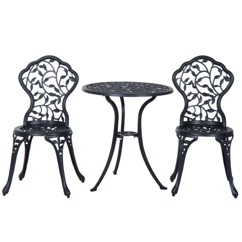 Set da bistrot 3 pezzi ¨C Minimal ¨C nero
