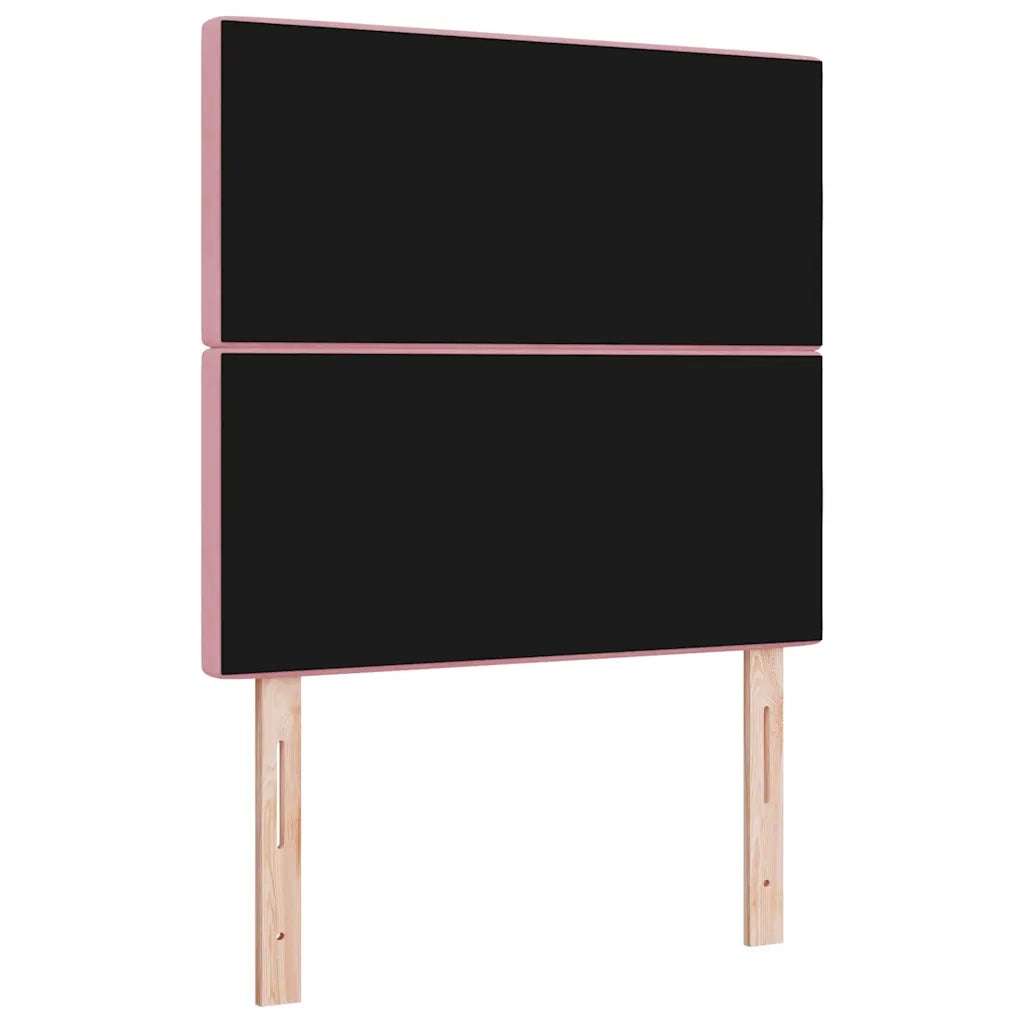 Testiera LED con strisce LED con testiera Rosa 100 cm Velluto 3338359