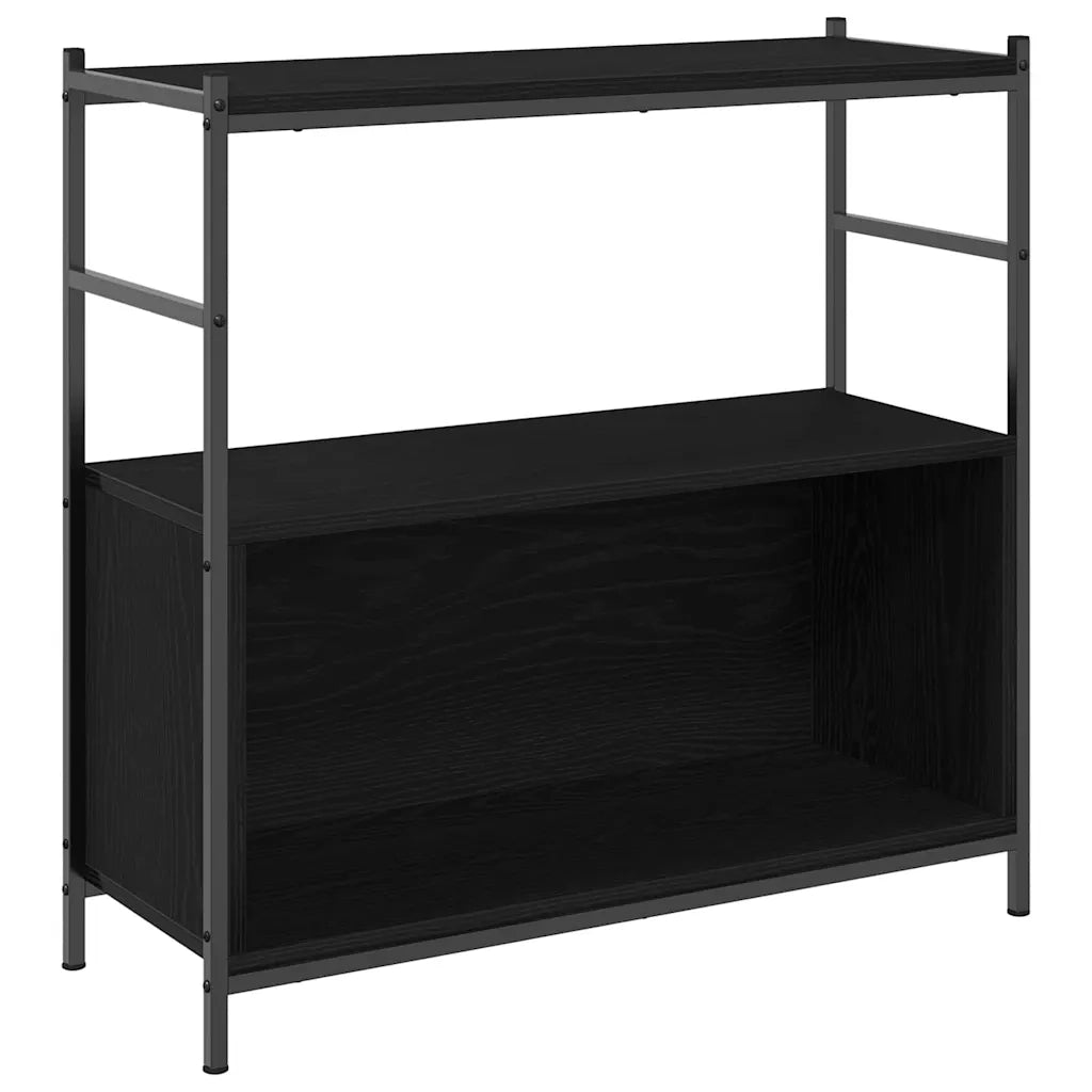 Libreria 80 x 30 x 78,5 cm Legno ingegnerizzato Rovere Nero 862933