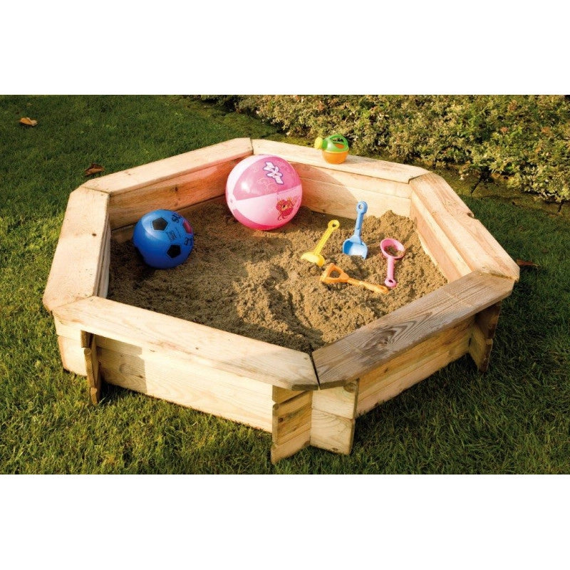 Sabbiera Tuttifrutti in legno di conifera impregnato autoclave 180x26 cm - contenitore sabbia outdoor verde naturale
