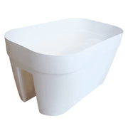 Vaso Orlando Ovale 45 cm bianco