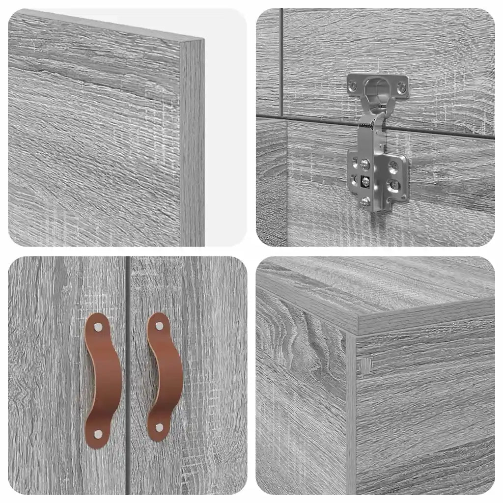 Struttura letto con contenitore Grigio Sonoma 80 x 200 cm 3335338
