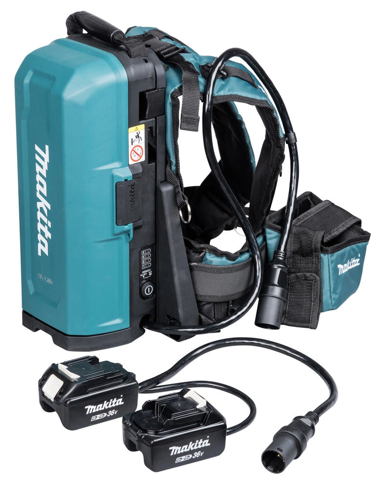 Makita 191A59‑5 PDC01 – Battery Backpack Power Supply 18 V LXT / 36 V X2
