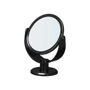 Specchio da tavolo double face  nero cm 8x13x17,5h