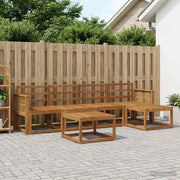 Set di divani da esterno 6 pcs Naturale