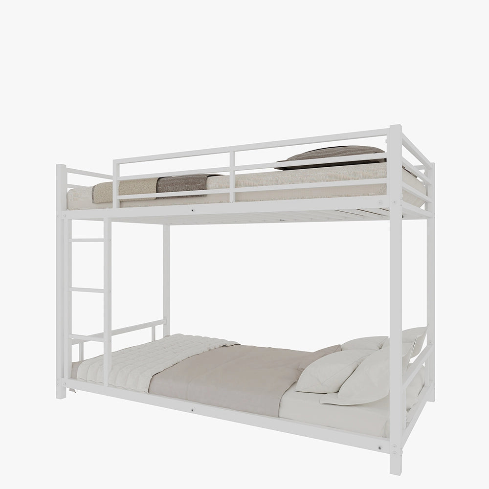 Letto metallico con 2 letti - Xylo - parapetti sicurezza, senza rete