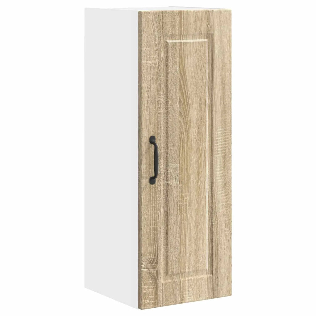 Mobile da cucina con porta 2 pz-Set di 2 Armadio da cucina Rovere Sonoma 30 x 31 x 80 cm