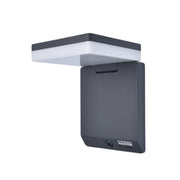 Applique esterno LED solare MOZE Lutec nera sensori