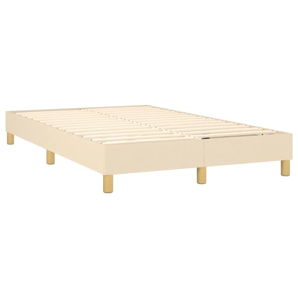 Struttura Letto a Rete a Molle Crema 120x200 cm Tessuto 3120603