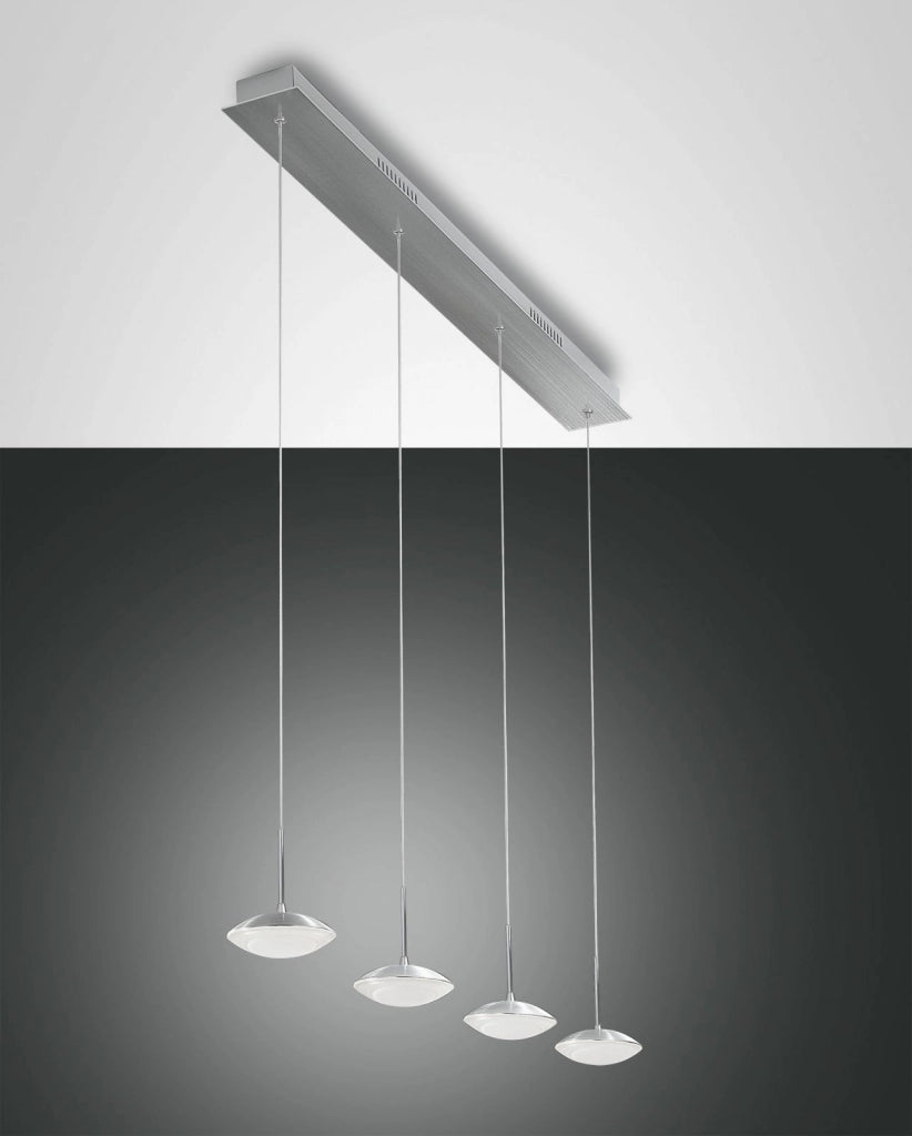 HALE SOSPENSIONE 4 LUCI ALLUMINIO 3255-49-212
