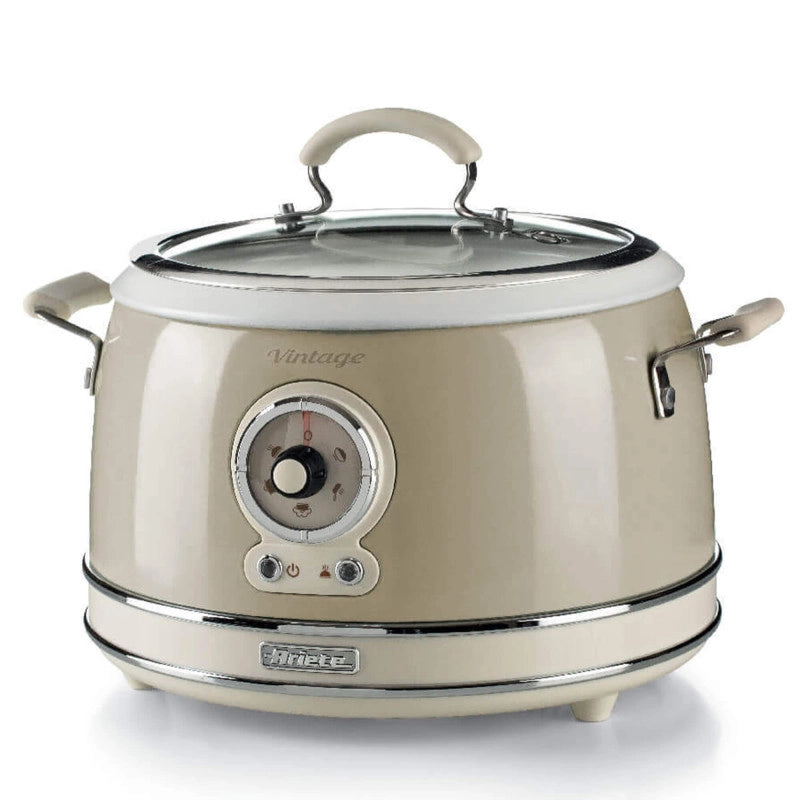 Cuociriso Elettrico con Bowl in Ceramica - 650W - 3,5L - Beige
