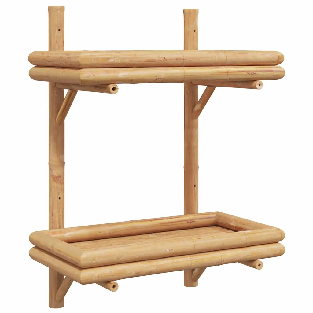Scaffale da parete Marrone 39 x 26 x 60 cm Bambù 4106587