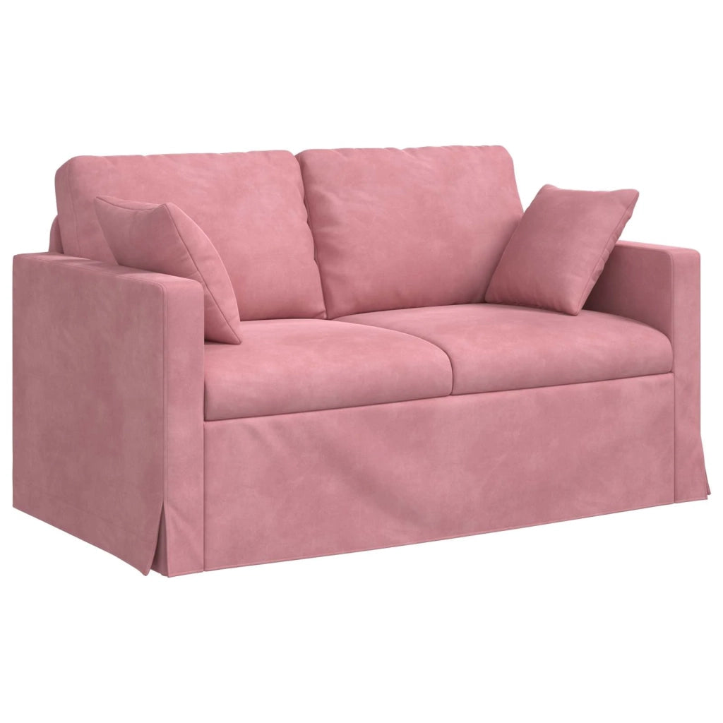 Set di divani 2 pcs Rosa 138 x 78 x 80 cm Velluto 3407511