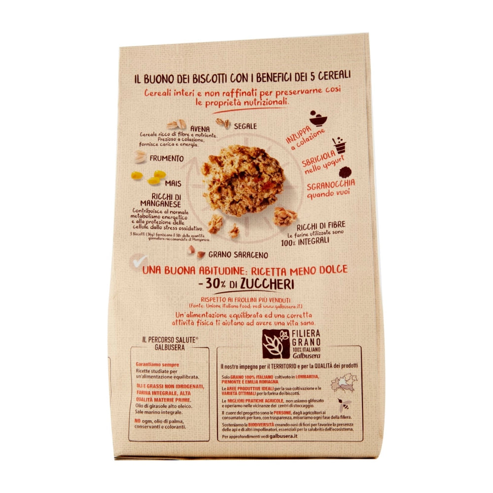 Galbusera cereali g granola e frolla con albicocca arancia mandorle da 300 gr