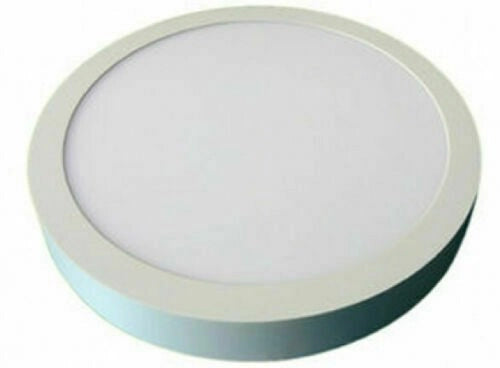 PANNELLO 18W PLAFONIERA faretto LED ROTONDO da ESTERNO luce Calda 3200k - Tech-It