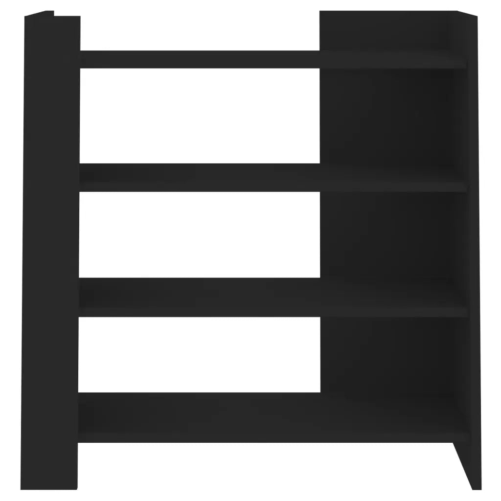 Credenza Nera 73,5x35x75 cm in Legno Multistrato 848389