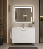 Mobile bagno con lavabo ORIGENBATH RIBERA senza specchio 80x45 cm bianco