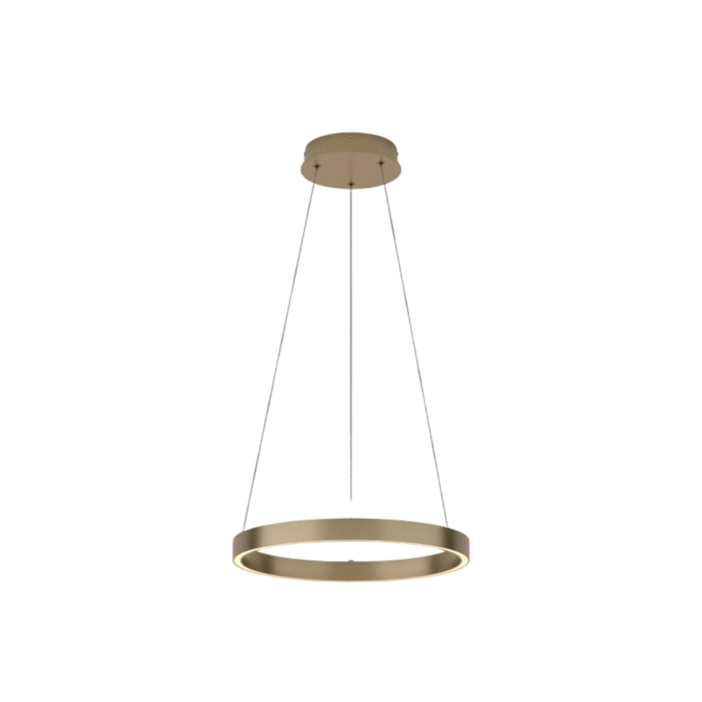 Lampada sospensione rotonda LED Ø40 ottone Maytoni Rim