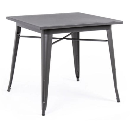 TAVOLO MINNESOTA ANTRACITE 80X80 - BIZZOTTO ANDREA