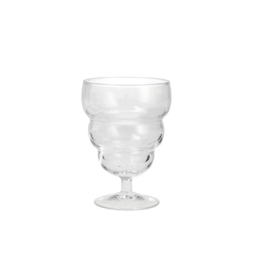 set 6 Coppe dessert jolly in vetro trasparente cl 35