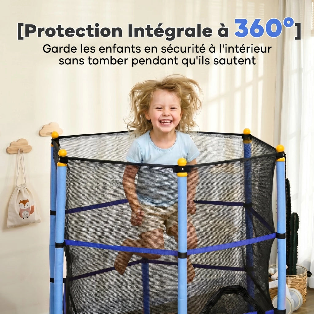 Trampolino Bambini ¨C Minimal ¨C Blu 163x190 cm