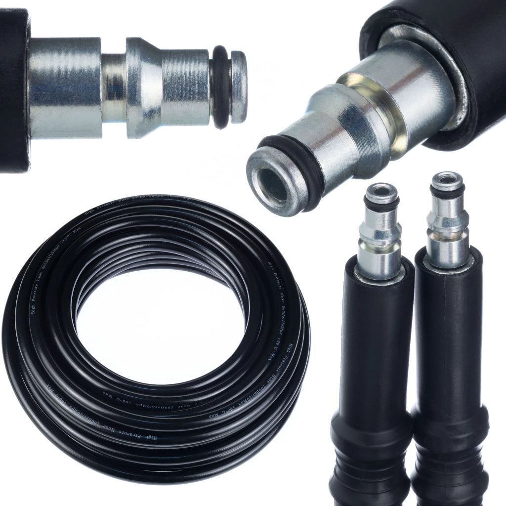 Tubo Alta Pressione 5m Quick Connect di Ricambio – Compatibile con Idropulitrici AR Blue Clean, Michelin, Black Decker
