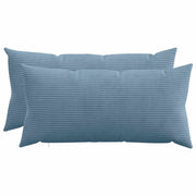 Federa 2 pcs HEERLEN Blu 40 x 80 cm corduroy 909916