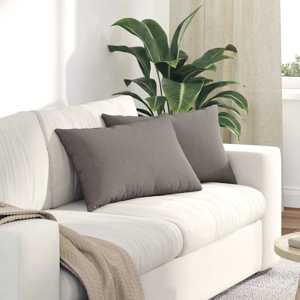 Cuscini da Divano 2 pz-Set di 2 Cuscini per Sofa Talpa 60 x 40 cm Tessuto 491394