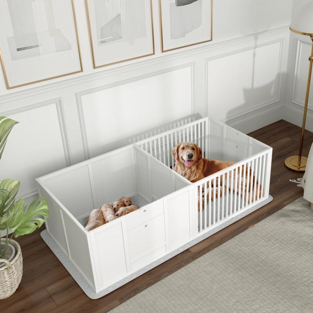 Cuccia per Cani e Cuccioli ¨C Minimal ¨C 166x80x50 cm, Bianco