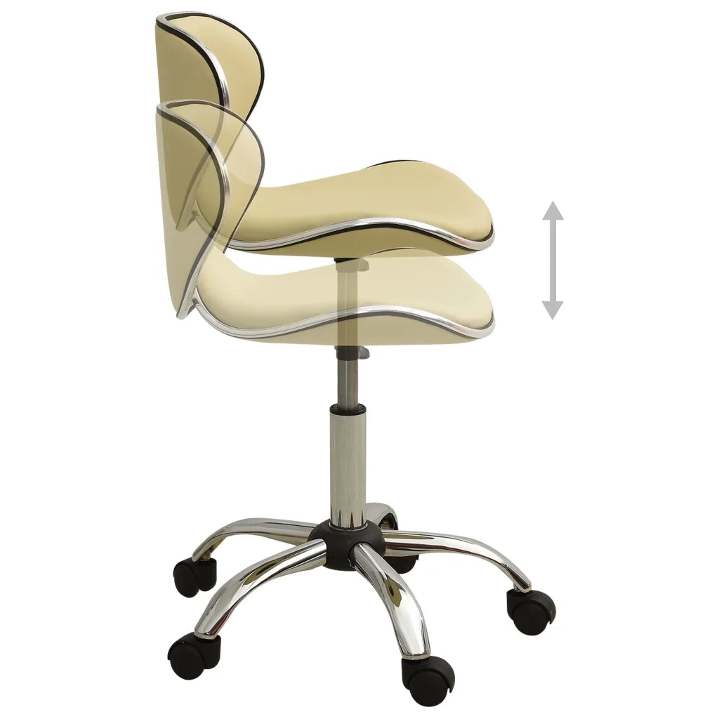 Sgabello da Salone Spa Crema in Similpelle CFW4895448