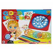 Trade Shop - Spirografo Impara A Disegnare Con Accessori Disegno Giocattolo Gioco Bambini -