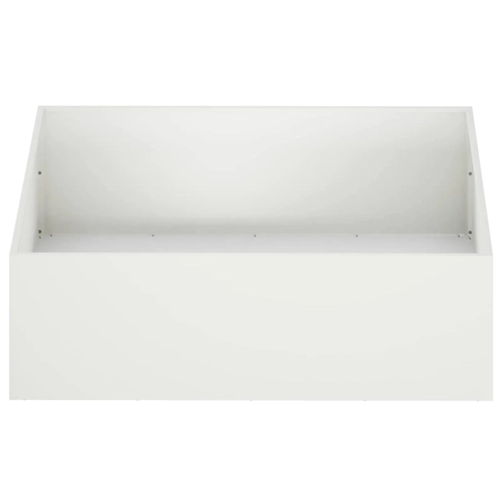 Vaso da giardino Bianco 100 x 100 x 30 cm 8005080