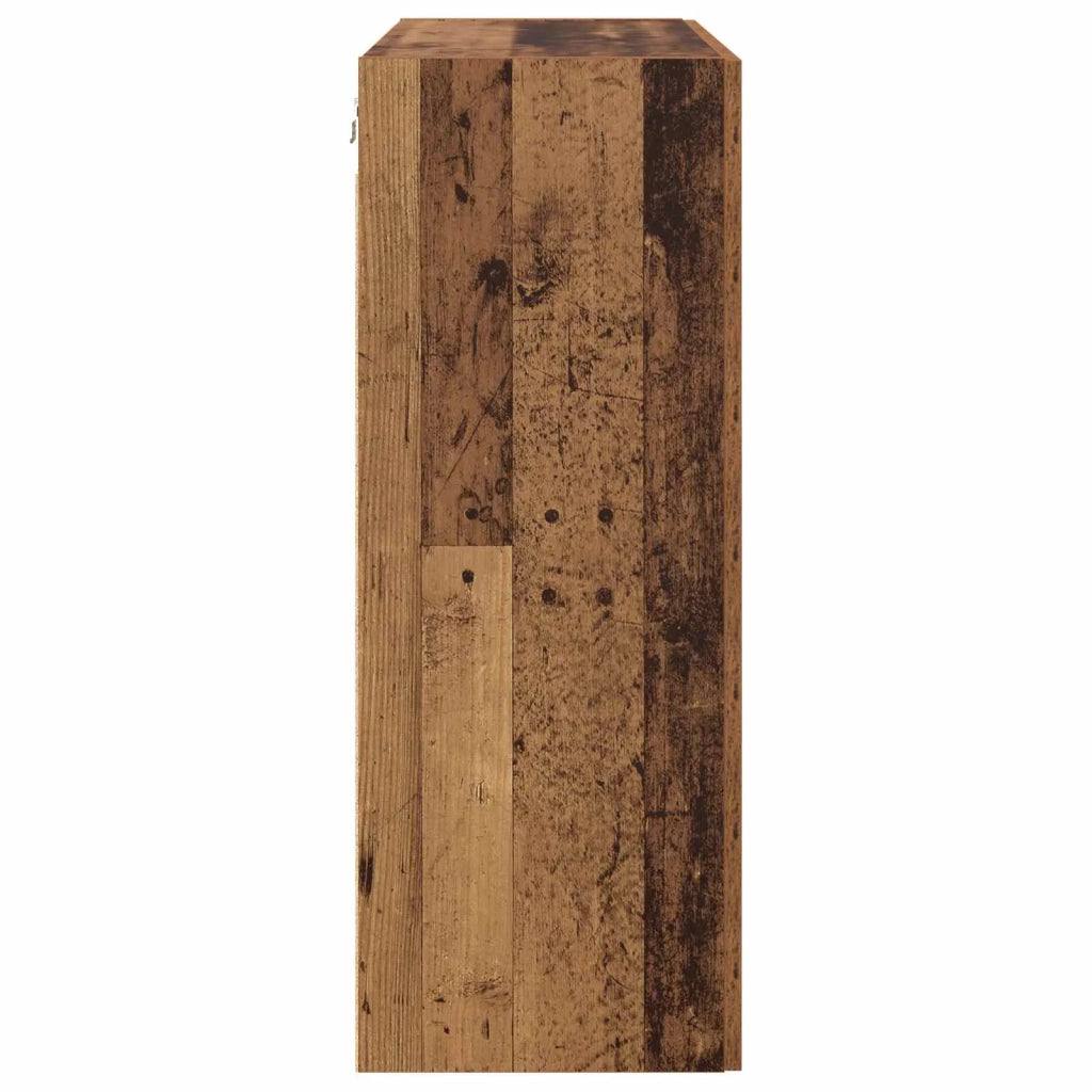 Armadi da Muro 2 pcs Legno vecchio 69,5 x 34 x 90 cm 3394536