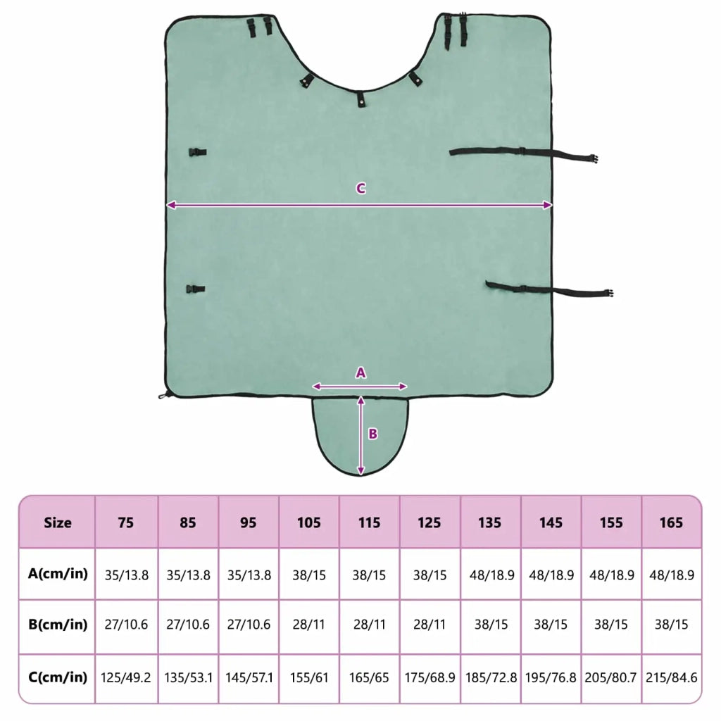 Coperta per Cavalli Verde speciale 95 cm Poliestere 42013309